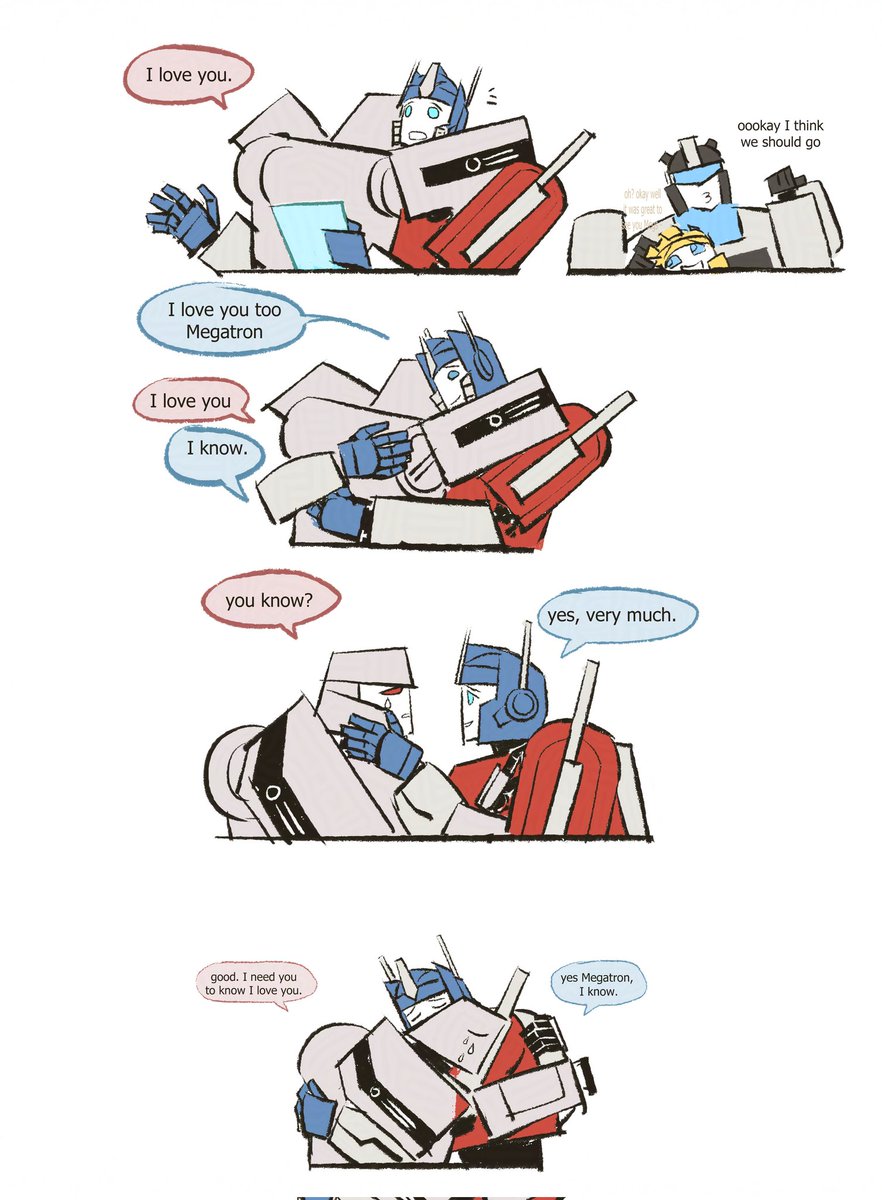 Megs hacked into my laptop and saw the comic and felt very sad unserious idea! #megop