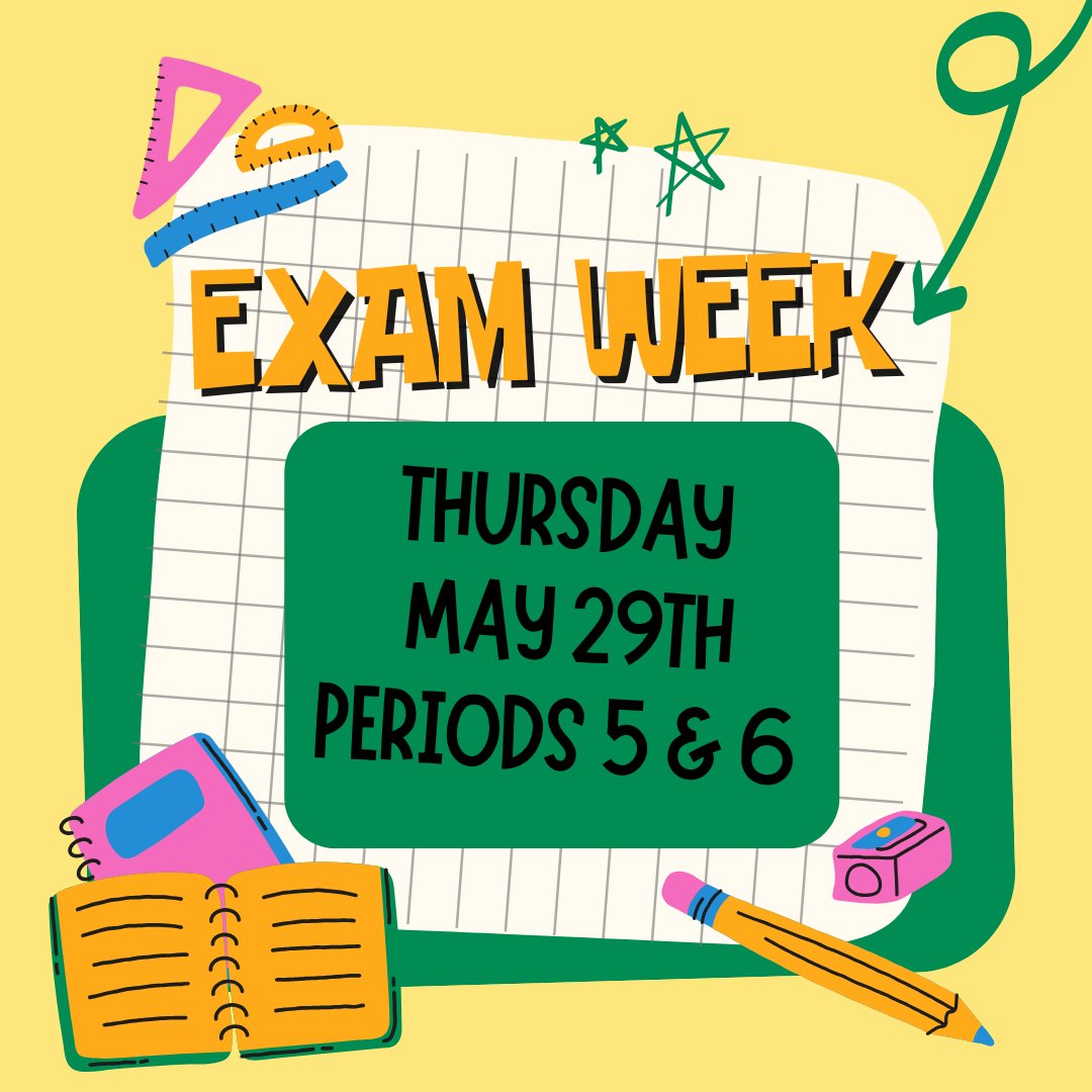 <a href="/HCPS_SumnerHS/">Sumner High School</a> Exam Week - Day 4, grab and go lunches served daily just before EARLY dismissal at 12:50 pm.