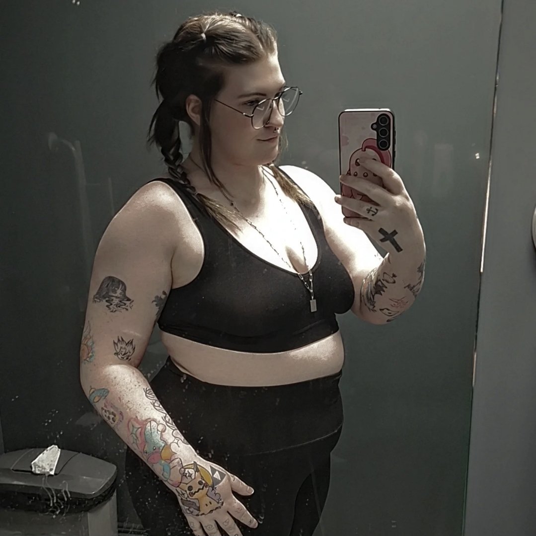 fairlyoddfi's tweet photo. "I wanna get to know you better"

Well here you go:

🩷 My name is short for Fiona but I only like family calling me that 
🩷 I'm 29 
🩷 I'm from Ireland, move the the UK a few years ago
🩷 I was accepted for a master degree in both pharmaceutical science drug research and development as well as forensic science but couldn't afford college fees
🩷 I'm allergic to onions, cat hair and honey and pollen
🩷 I've a lazy eye due to surgery
🩷 I've nerve damage in my upper left side of my lip and have a crooked smile
🩷 i read everyday (no joke)
🩷 I used to work at amazon, work at burger king and used to be a body piercer 
🩷 my hobbies are gaming, drawing, watching anime, fitness, crocheting and knitting
🩷 im learning the ocarina and contact juggling and how to speak japanese
🩷 I have 3 dogs, a pug, a frenchie and a sausage dog 
🩷 my old tiktok used to have near 500k followers
🩷 I'm a certified makeup artist
🩷 I'd love to become a tattoo artist
🩷 I play on switch, Xbox, PlayStation and PC (although I need a new pc)
🩷 im obsessed with dragons
🩷 I hate when people say I'm a certain % Irish, you have Irish people in your family, you yourself aren't Irish, stop fetishising my country lol
🩷 I do spicy work
🩷 I used to very underweight and on a lot of substances (clean now)
🩷 chicken noodles and boiled eggs are my favourite food
🩷 Pepsi max is my favourite drink
🩷 I'm diagnosed with bipolar 
🩷 I also have IBS lol
🩷 I have severe trust issues 
🩷 I'd you made it this far you get a cookie
🩷 I'm a natural blonde
🩷 I have 7 piercings, eyebrow, both sides of nose, septum, medusa and my tatas
🩷 I have over 30 tattoos, mainly fucked ones (scammed by shitty artist and no one will fix em ahhh)
🩷 people think I'm well off cause j have nice stuff, I actually get a lot on sale or save up really hard, 90% of the time I'm struggling financially, damn you bills
🩷 I've a phobia of spiders and world ending situations like nukes happening etc, no joke I'll sit there and suddenly think about it then boom panic attack
🩷 also the concept of death alone terrifies me, when people came into my streams to tell me a loved one had passed I'd panic, I'm just not good with it
🩷 even though I'm Irish I HATE Guinness
🩷 I play pokemon tch and yugioh but need to learn the newer rules
🩷 my mother is my idol
🩷 I get sick really easily 
🩷 I get nasty messages about my weight most days (I'm fine with it, I'm making a change)
🩷 I'm slow at replying cause honestly I just forget lol

I'm not perfect but nobody is, I'm just a girl, I'm just human. I get people daily who expect me to be their entertainment, want to build a friendship but actually have other intentions, people block and drop me like it's nothing but at the end of the day there's so much to me and I'm on a journey to love myself and not care what others think. 

I'm just me
Im just Fi ✨️