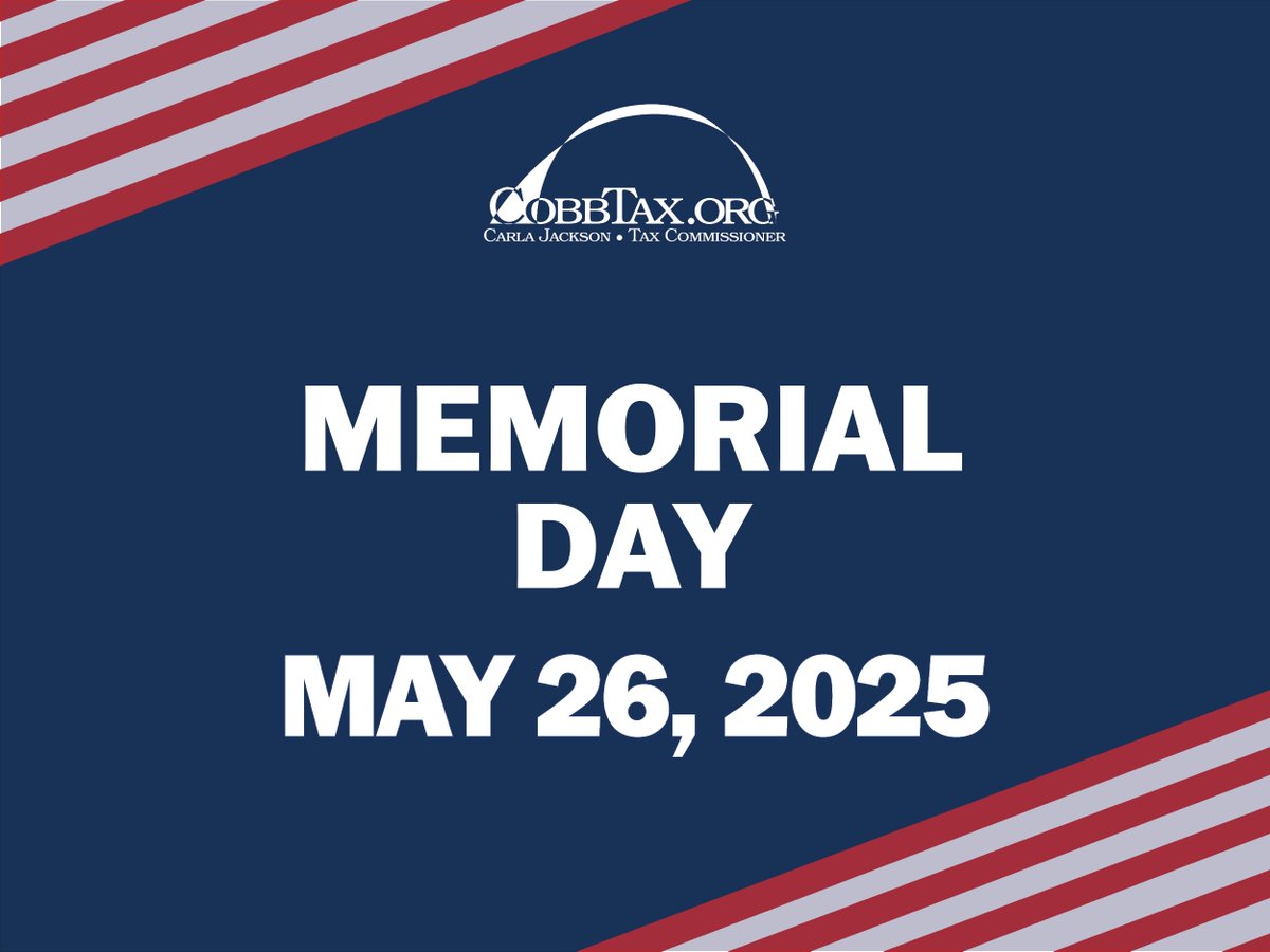 Cobb County Tax Commissioner tweet media