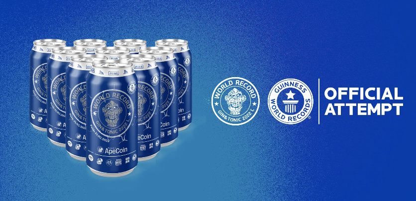 Gin_Ape's tweet photo. Claim Your Mystery Box of the world record Gin &amp; Tonic ! 🍸

Mystery Box Details
Contains two cans of the world record Gin &amp; Tonic
Special Certificate, Stickers, and surprises
Limited edition only 4444 boxes

#mint #ginape #raccoongin @makash_mak @RaccoonGin https://t.co/o6YOTuPUbv