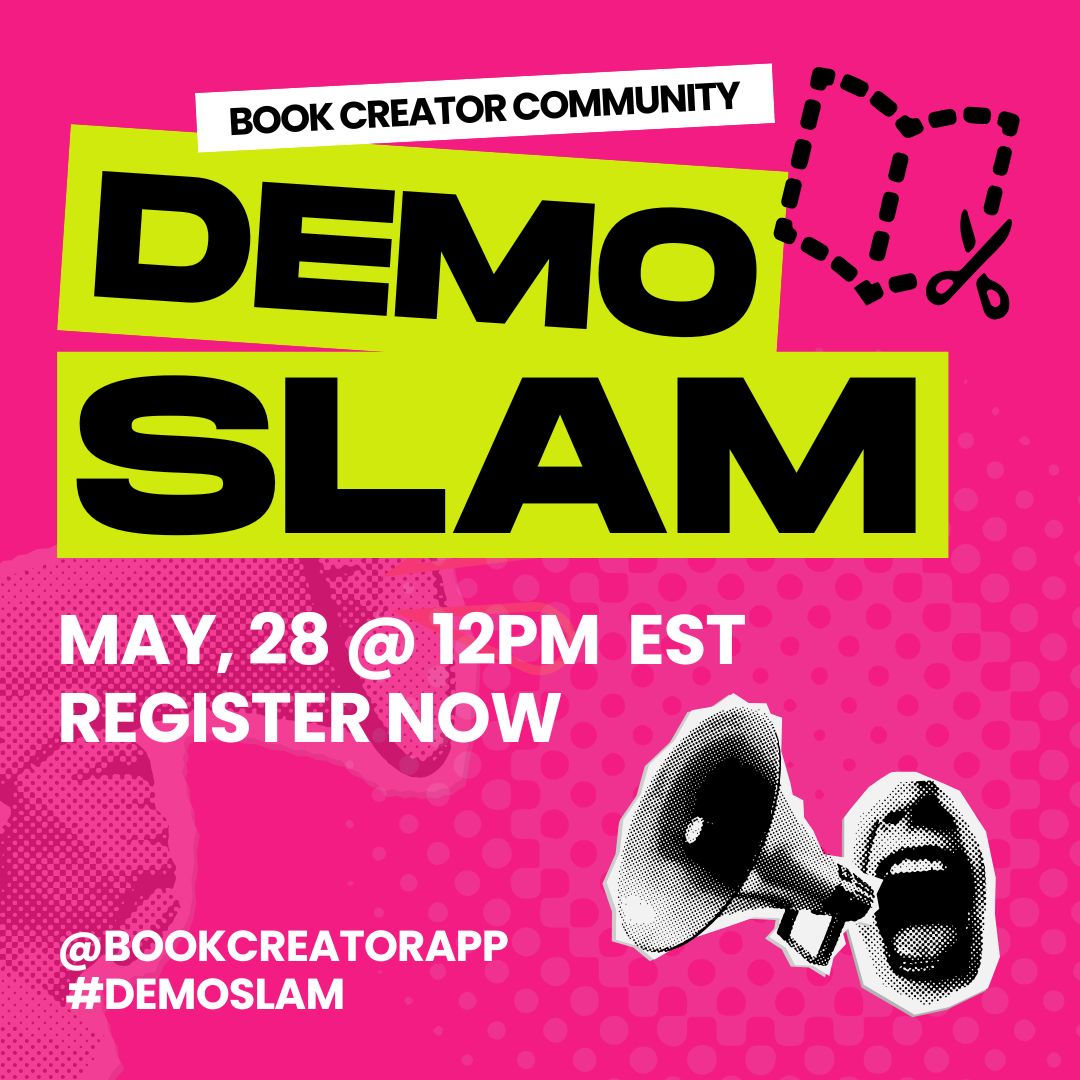 dhotler's tweet image. Celebrate Spring with #BrightIdeas for using @BookCreatorApp in your classroom at a good ole' #DemoSLAM !! Reg link in the comments. 

See you there?!