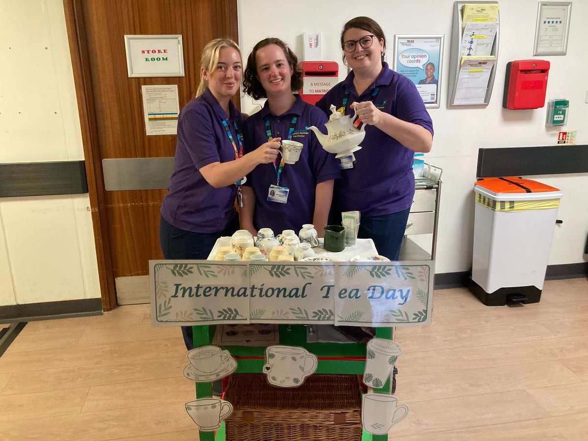 UHL Admiral Nurse Service (@admiralnurseuhl) on Twitter photo Day 3 of dementia action week - is also international tea day! So the dementia services team took to the wards providing tea and cakes to our patients, elevensies anyone?! <a href="/Leic_hospital/">Leicester's Hospitals</a> <a href="/LeicGeriatrics/">Leicester Geriatric Medicine</a> <a href="/charl885/">Charlotte Leeds</a> <a href="/ActivitiesUhl/">Meaningful Activities UHL</a> Day 3 of dementia action week - is also international tea day! So the dementia services team took to the wards providing tea and cakes to our patients, elevensies anyone?! <a href="/Leic_hospital/">Leicester's Hospitals</a> <a href="/LeicGeriatrics/">Leicester Geriatric Medicine</a> <a href="/charl885/">Charlotte Leeds</a> <a href="/ActivitiesUhl/">Meaningful Activities UHL</a>