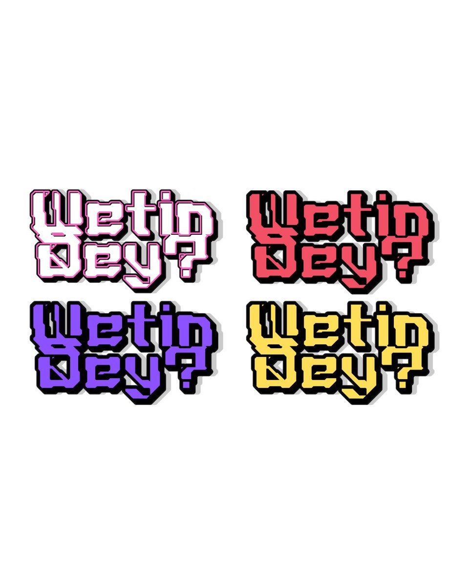 whoisteki's tweet photo. wetin dey? #designsoftheweek https://t.co/jFdPINPSMG