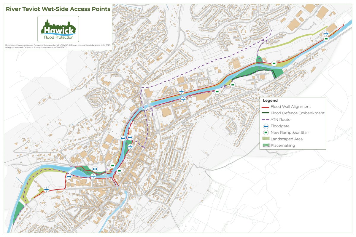 Hawick Flood Protection tweet media