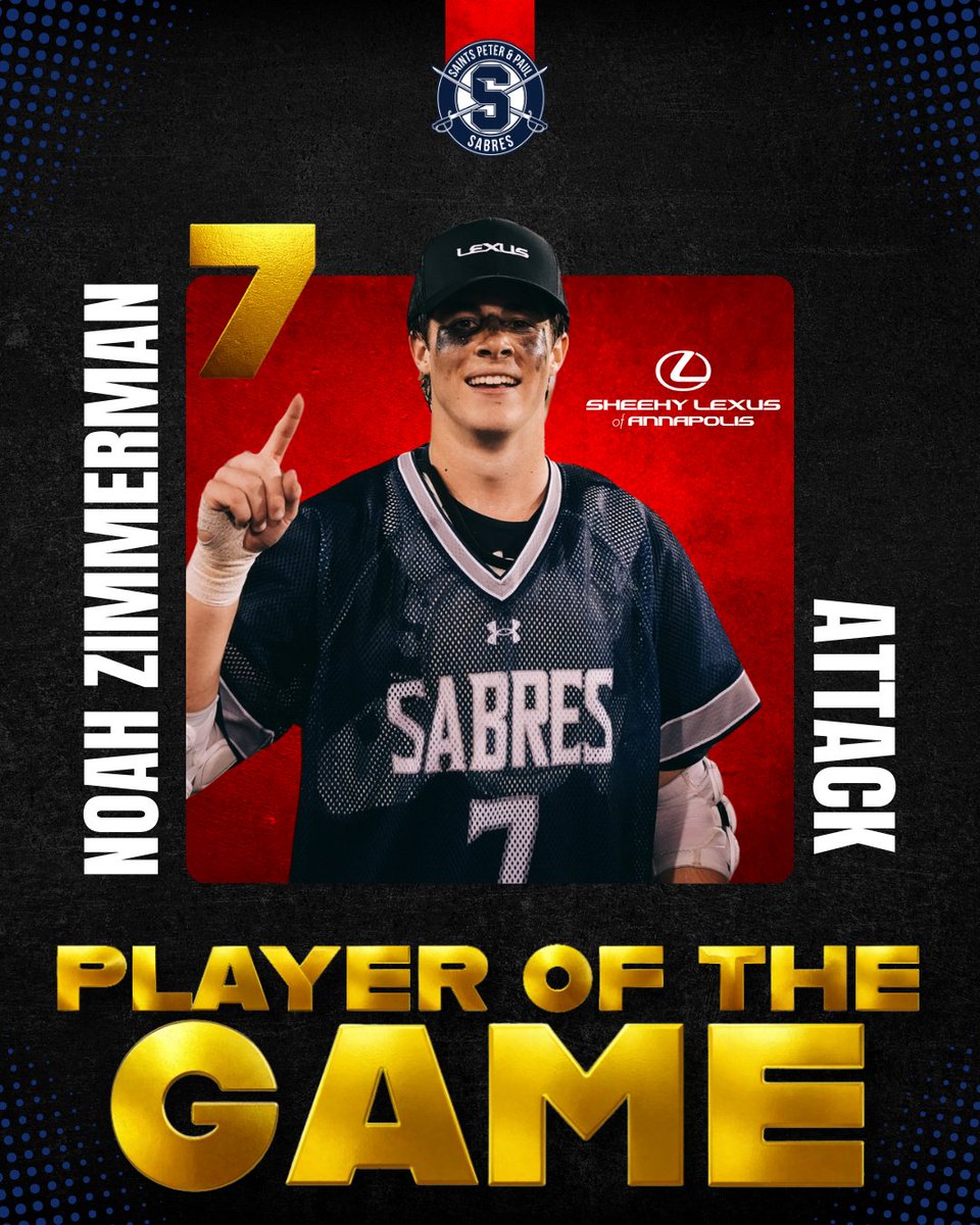 miaa_championships (@miaa_champs) on Twitter photo Saints Peter & Paul Attackman, Noah Zimmerman, earns Sheehy Lexus Player of the Game in Friday's MIAA B Championship. Well done Noah! <a href="/SSPPEaston/">Saints Peter & Paul</a> <a href="/Sheehy_Lexus/">Sheehy Lexus</a> Saints Peter & Paul Attackman, Noah Zimmerman, earns Sheehy Lexus Player of the Game in Friday's MIAA B Championship. Well done Noah! <a href="/SSPPEaston/">Saints Peter & Paul</a> <a href="/Sheehy_Lexus/">Sheehy Lexus</a>