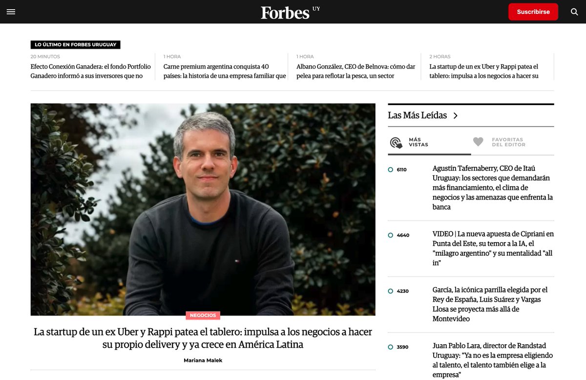 Forbes just published a piece about what we’re building at Reorder, and more importantly, the movement behind it. A quiet but growing shift in how restaurants across Latin America think about ownership, margins, and technology.

For too long, most have relied on WhatsApp,