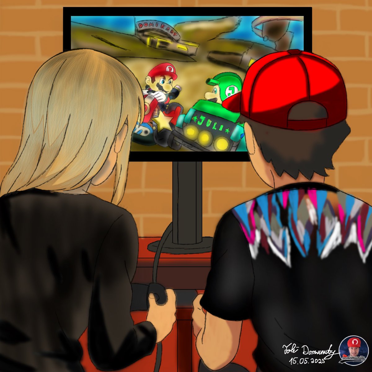 domunityfanarts's tweet photo. Domtendo Hype fanart zur Switch 2 die ganze Domunity freut sich auf das LP. @Domtendo #domunity #domtendo https://t.co/ccs3y1Przp