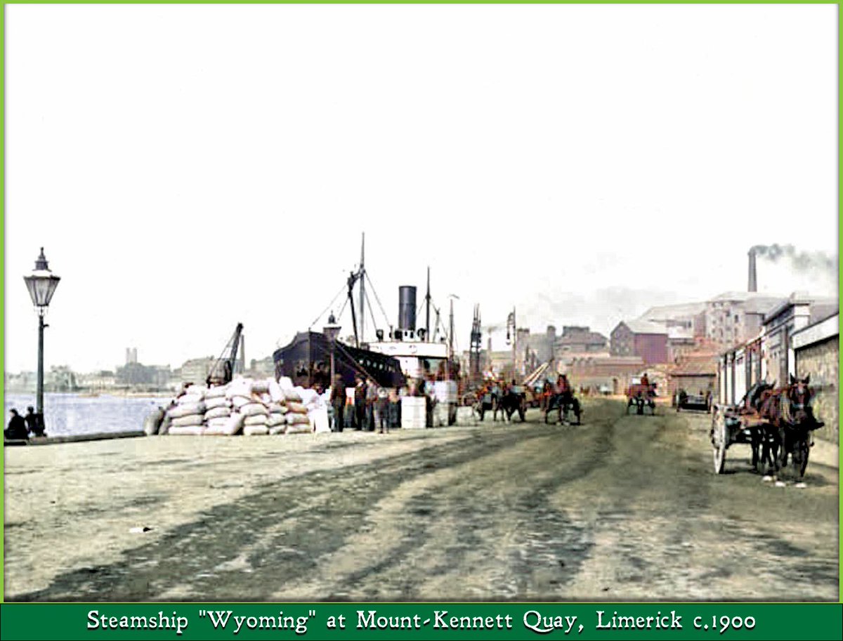 LimerickMuseum's tweet image. Today in 1887.. 
&quot;First Arrival of Deals from America&quot;, John M&apos;Donnell (MacDonnell) Timber Yards, Mount Kennett Quay, Limerick. Cargos arriving on the Ships &quot;Venture&quot; and &quot;Salvator&quot;, dated July 22nd 1887. #Limerick #OTD #ship #cargo