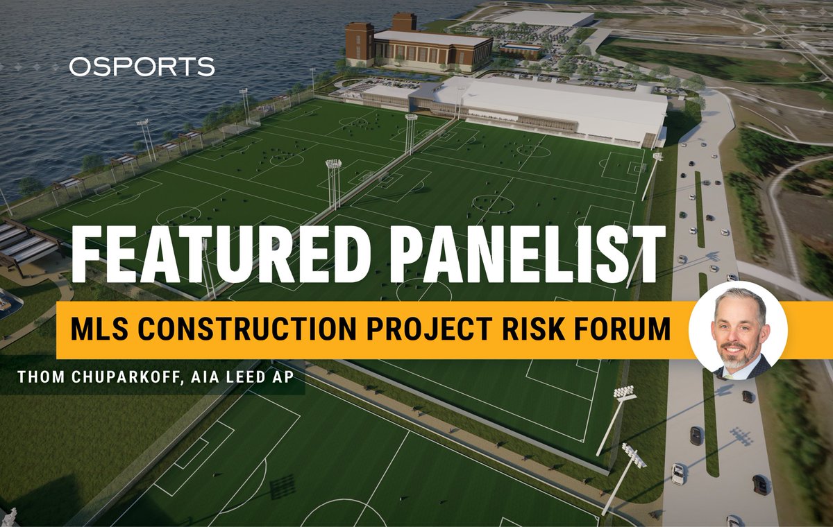 OSPORTS (@osports_) on Twitter photo We’re proud to announce that <a href="/Thom_Chuparkoff/">Thom Chuparkoff</a> , our SVP and Director, will be a panelist on the <a href="/MLS/">Major League Soccer</a> Construction Project Risk Forum!
Thom will share his Top 5 Design Goals for Future-Ready Soccer Complexes!
We are proud to have Thom represent OSPORTS on this exciting panel! We’re proud to announce that <a href="/Thom_Chuparkoff/">Thom Chuparkoff</a> , our SVP and Director, will be a panelist on the <a href="/MLS/">Major League Soccer</a> Construction Project Risk Forum!
Thom will share his Top 5 Design Goals for Future-Ready Soccer Complexes!
We are proud to have Thom represent OSPORTS on this exciting panel!