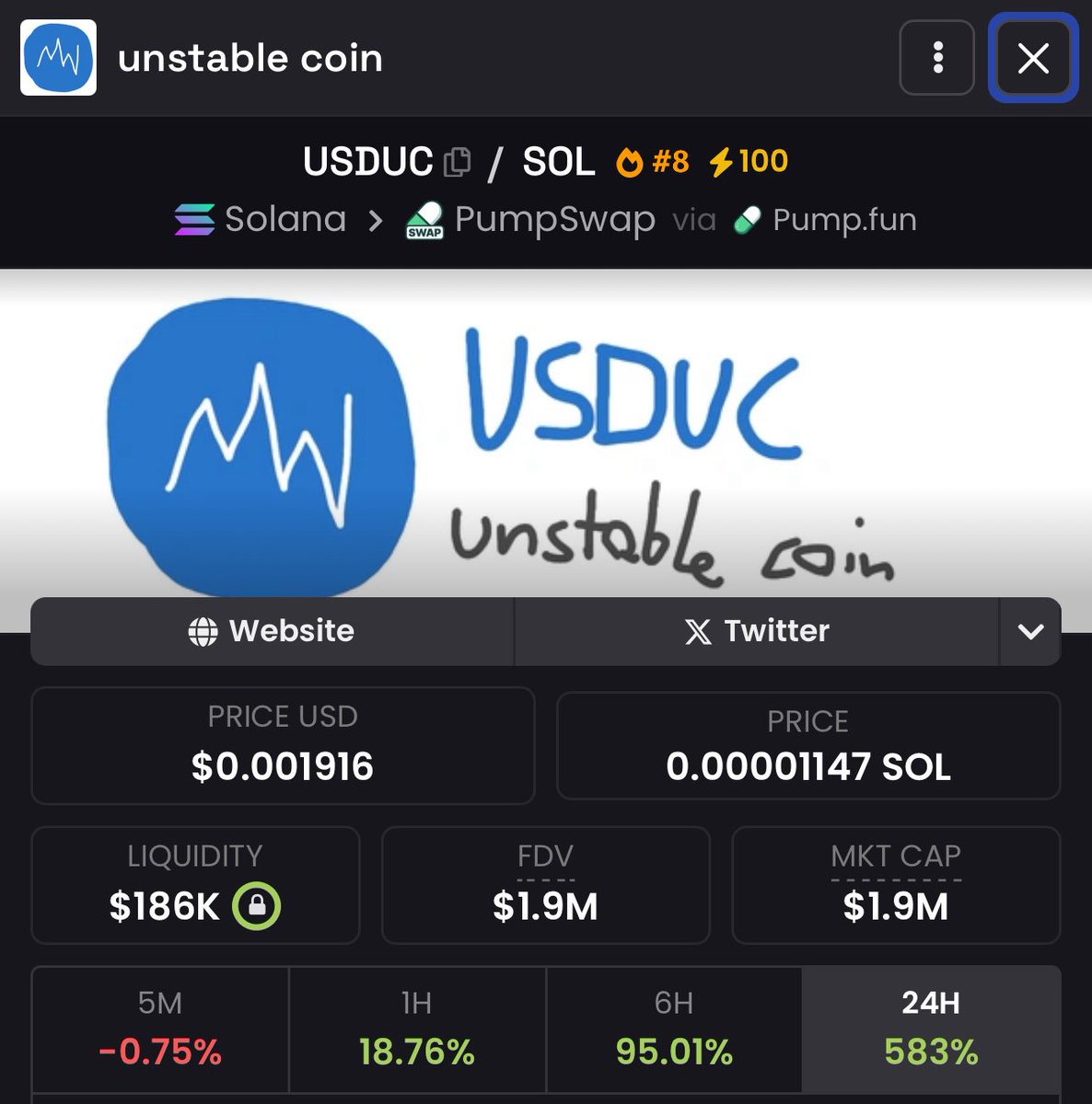 hallahost's tweet photo. $USDUC volume sneaking up heavy. vibes getting loud. https://t.co/zAk3AOuZVu