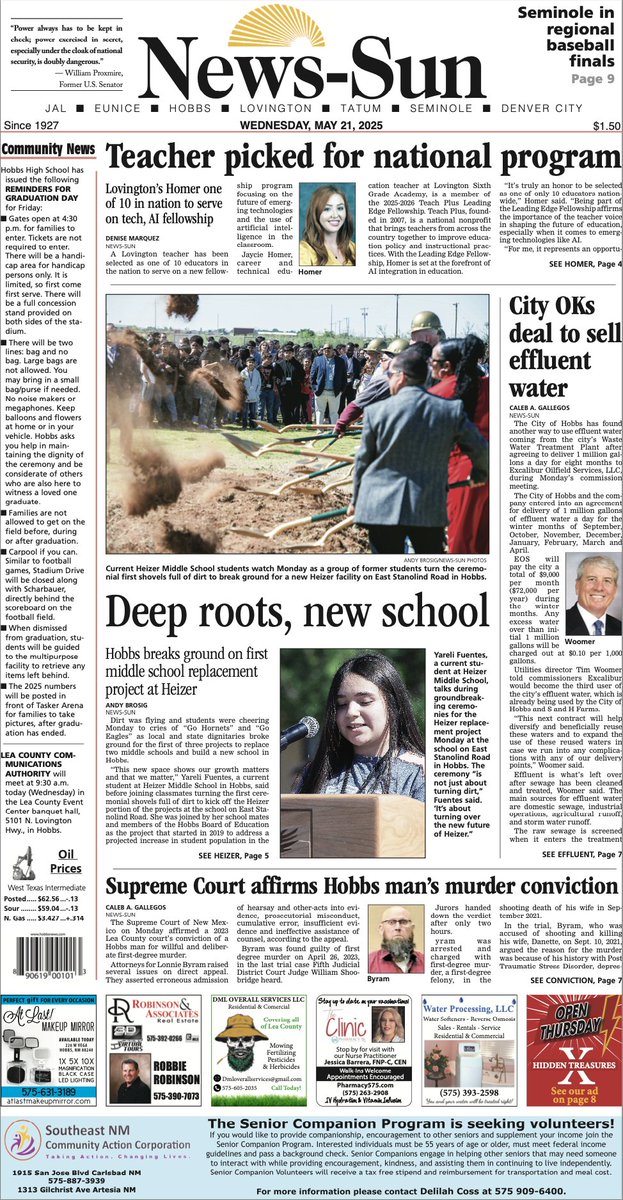 Today's edition: Breaking ground for new Heizer - mailchi.mp/a6327d164768/t…