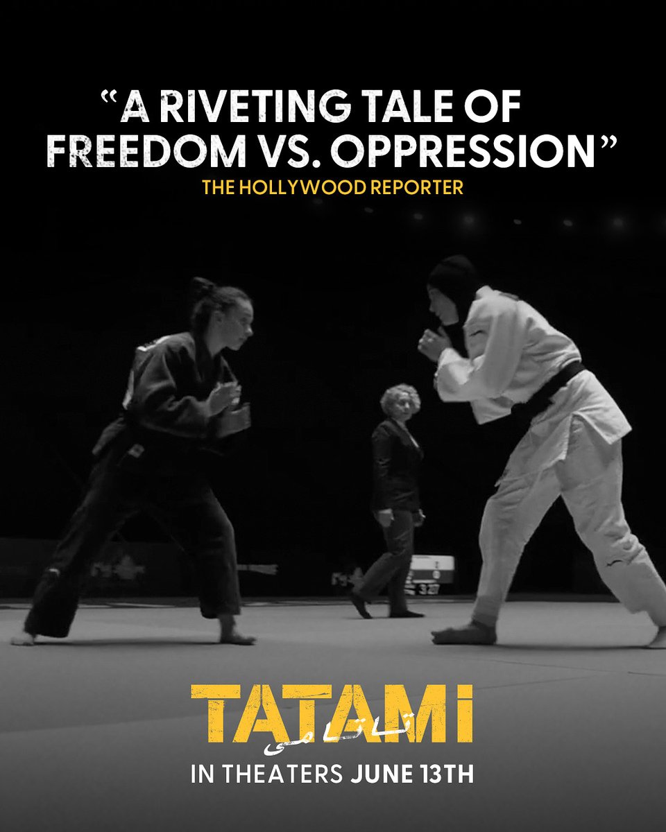 XYZ Films (@xyzfilms) on Twitter photo A historic cinematic collaboration between Israeli and Iranian filmmakers, TATAMI is a gripping portrait of resistance and unity. In theaters June 13 at <a href="/IFCCenter/">IFC Center</a> and June 20 at <a href="/laemmleroyal/">Laemmle Royal</a>. #tatamimovie A historic cinematic collaboration between Israeli and Iranian filmmakers, TATAMI is a gripping portrait of resistance and unity. In theaters June 13 at <a href="/IFCCenter/">IFC Center</a> and June 20 at <a href="/laemmleroyal/">Laemmle Royal</a>. #tatamimovie