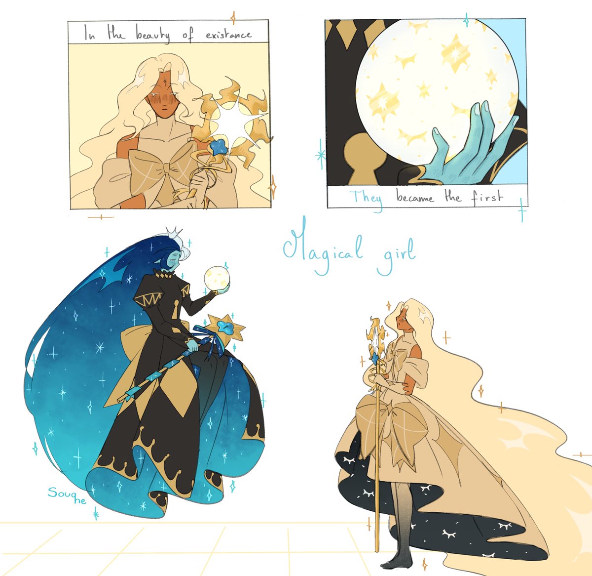 souqhe's tweet photo. ✦ magical girl au  : apv &amp; fok first encounter 

#fountofknowledge #purevanillacookie #crk https://t.co/SWGhKEiWTL