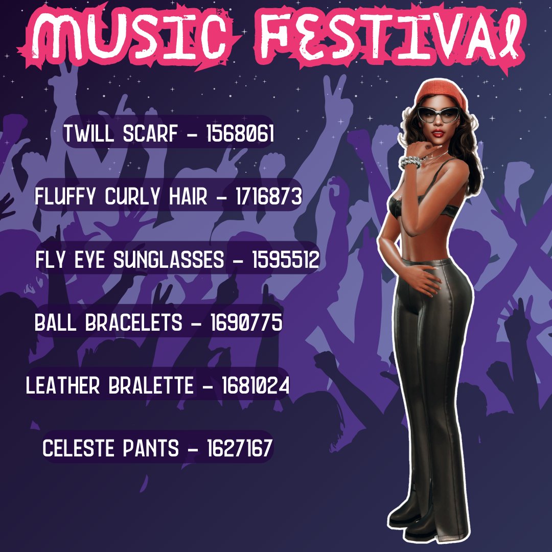 TheSimsResource's tweet photo. Get ready for festival season with these stylish looks! 🎸
#thesims4 #thesims #sims4 #sims #simscc #simscustomcontent #simslookbook #lookbook #simscas #simsgame https://t.co/wOxWLy8Y40