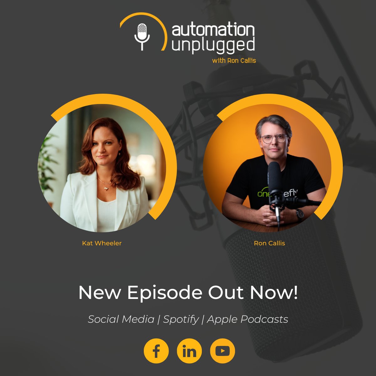 🎙️Ep. #305 of Automation Unplugged is live — and it’s a twist! This week, Ron Callis is in the hot seat &amp; One Firefly’s Kat Wheeler takes the reins as host.

▶️Watch via YouTube or listen on your favorite streaming platform

#AutomationUnplugged #AVTweeps #AVIndustry