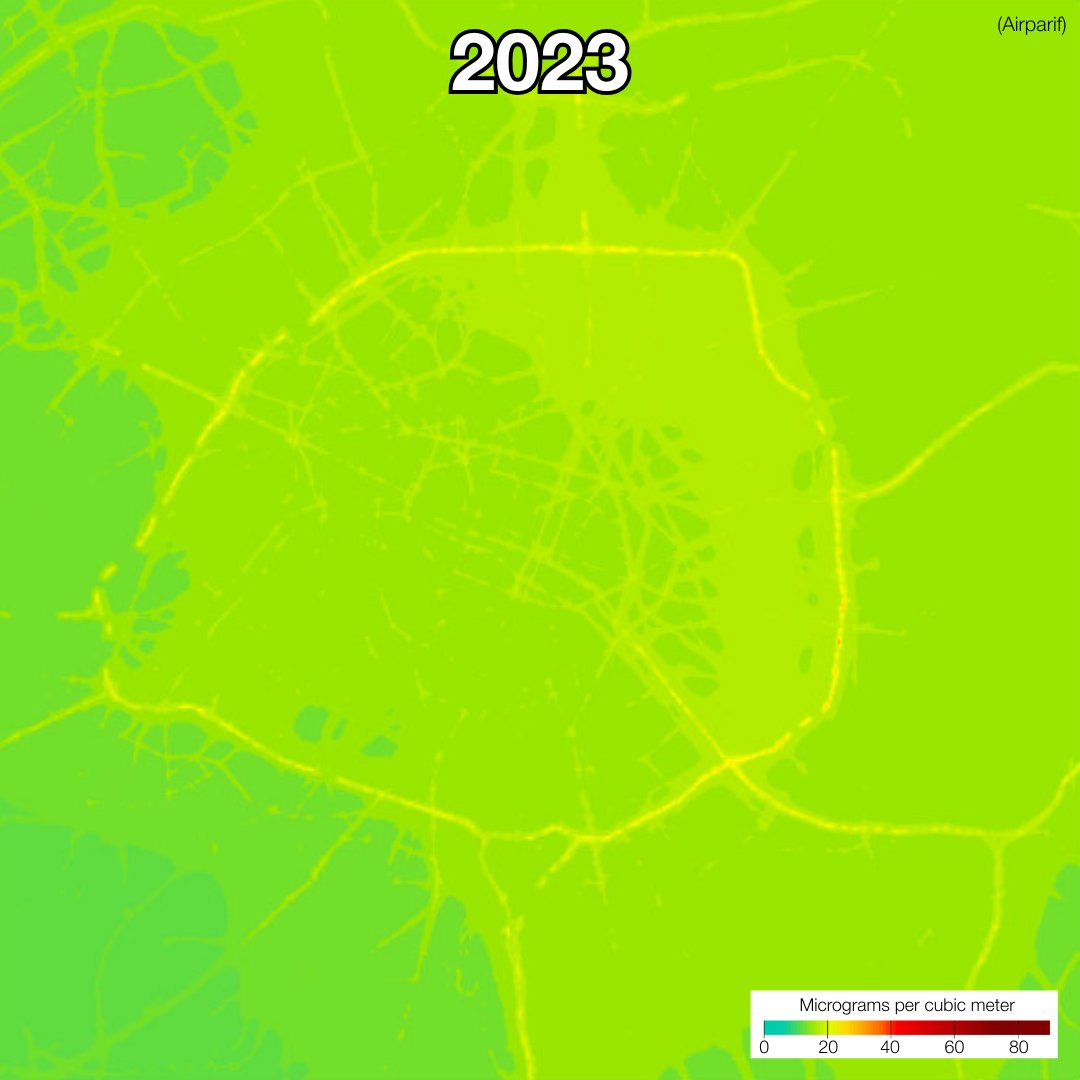 Over a period of 16 years, air pollution in Paris fell substantially as the city restricted car traffic and made way for parks and bike lanes. We know the solutions to reduce air pollution, we just need to implement them. #actonclimate #climateaction

washingtonpost.com/climate-soluti…