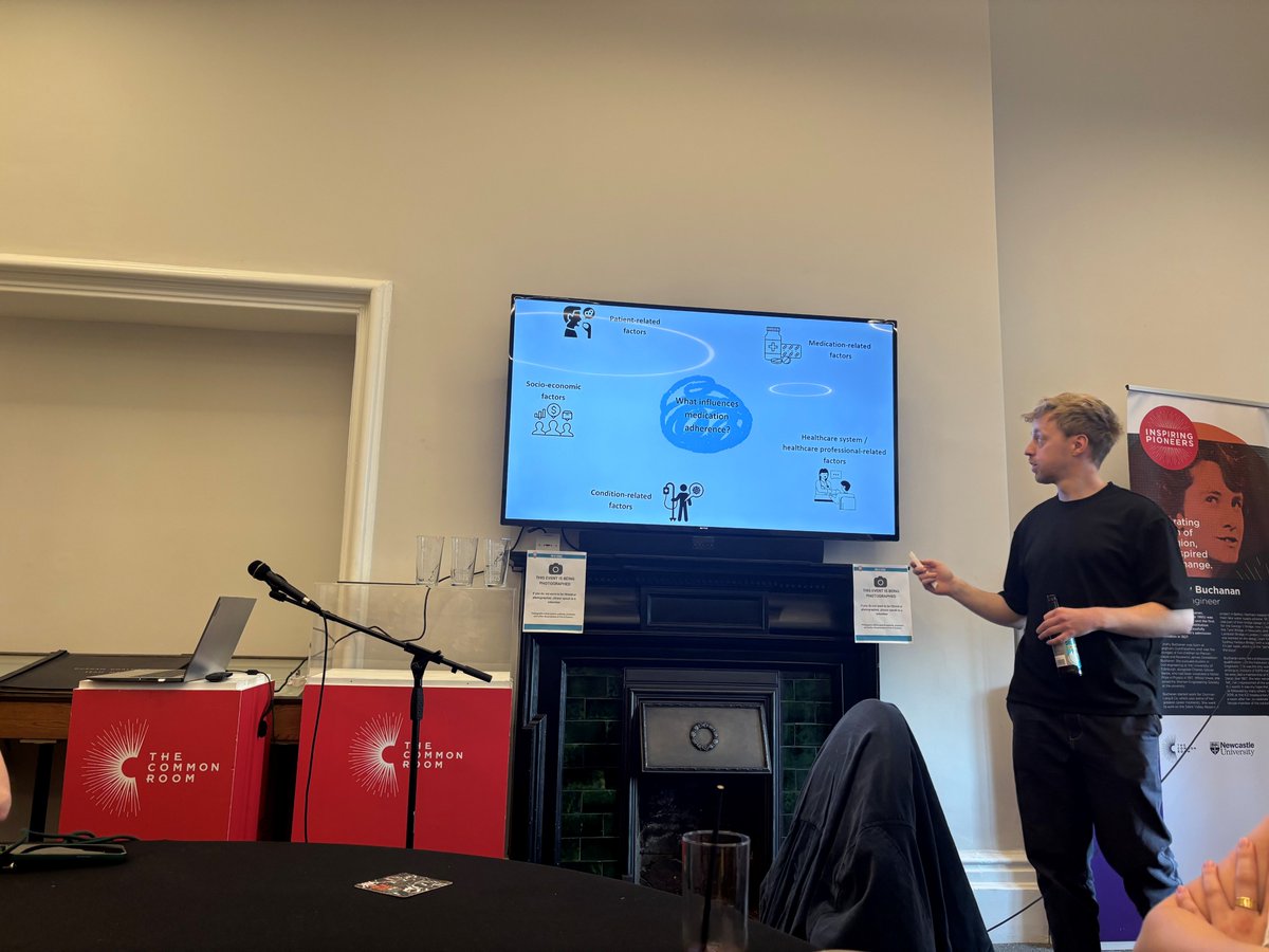 colospeedstudy's tweet image. 🎙Our Researchers @ Pint of Science!🎙
Last night, #colocohort researcher Dr Guy Taylor gave a talk for @pintofscience on research into medication adherence, with fellow @UniofNewcastle cancer researcher Lara Forster discussing the use & accessibility of health data in research.