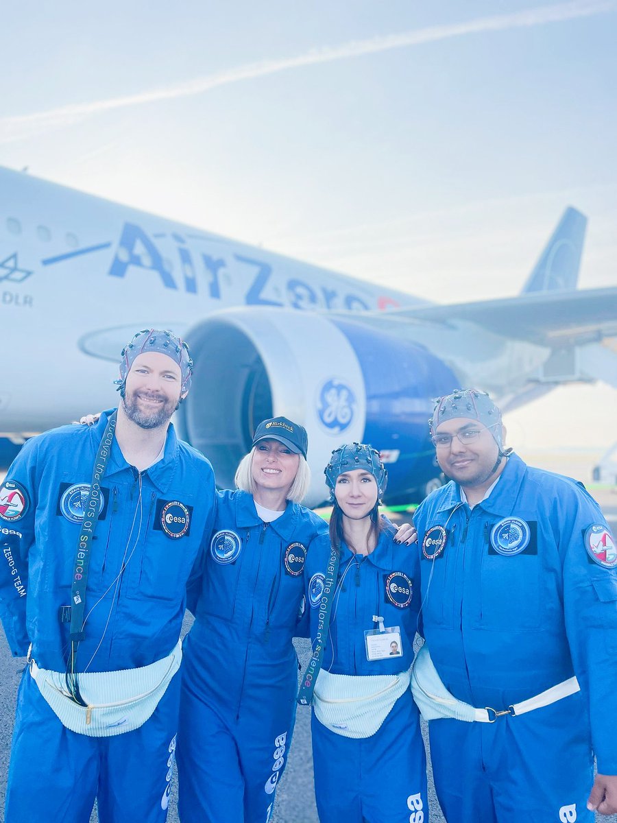 Elisa R Ferre (@elisarferre) on Twitter photo Flight Day 2 of #86ESA Parabolic Flight: All good again! Brain signals looking even more amazing! Thereโs simply nothing like the feeling of weightlessnessโฆ ๐ฉท
<a href="/AirZeroG/">Air ZeroG โ๏ธ</a> <a href="/esa/">European Space Agency</a>
<a href="/BirkbeckUoL/">Birkbeck, University of London</a> <a href="/bbkpsychology/">Birkbeck School of Psychological Sciences</a> <a href="/StudentELGRA/">SELGRA</a> Flight Day 2 of #86ESA Parabolic Flight: All good again! Brain signals looking even more amazing! Thereโs simply nothing like the feeling of weightlessnessโฆ ๐ฉท
<a href="/AirZeroG/">Air ZeroG โ๏ธ</a> <a href="/esa/">European Space Agency</a>
<a href="/BirkbeckUoL/">Birkbeck, University of London</a> <a href="/bbkpsychology/">Birkbeck School of Psychological Sciences</a> <a href="/StudentELGRA/">SELGRA</a>