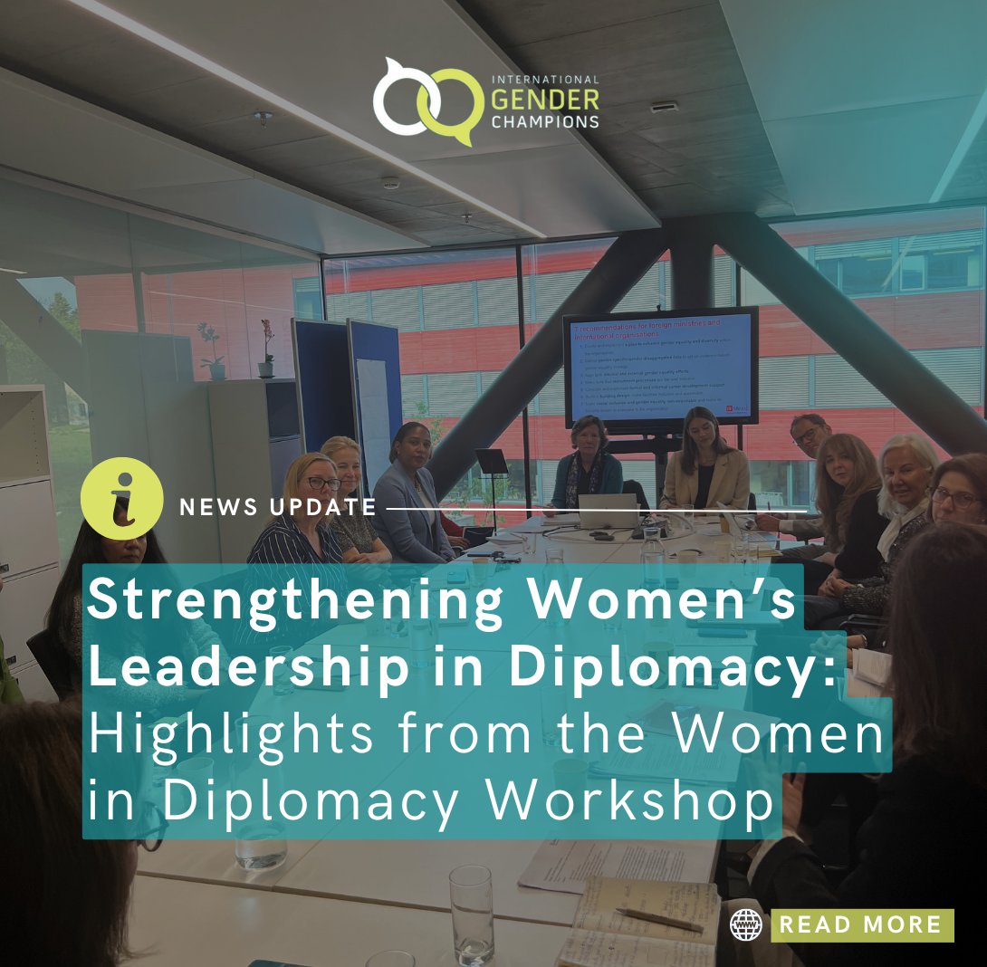 Following the Women in Diplomacy workshop with <a href="/lseideas/">LSE IDEAS</a>  earlier this month, we’ve captured the key moments, insights, and takeaways in a our latest article.

📖 Read more: lnkd.in/eQxk4Yac
#INTGenderChampions