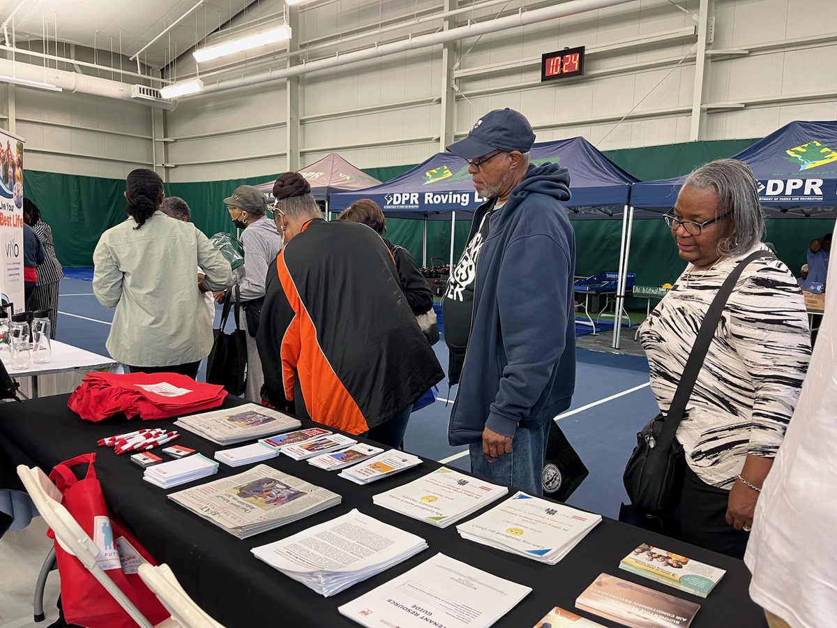 OTA is excited to be at Senior Fest today, talking to DC seniors about their tenants' rights!