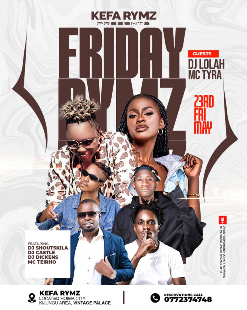 Friday Rymz at Kefa rymz 🔥🔥🔥 book your tables now... inbox for info🤝👏🏾
#KefaRymz