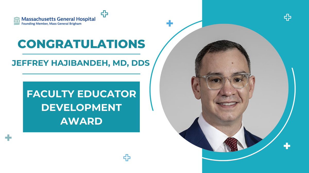 Congratulations to Dr. Jeff Hajibandeh for receiving the prestigious Faculty Educator Development Award from the OMS Foundation and the American Association of Oral and Maxillofacial Surgeons! He will be recognized during the AAOMS Annual Meeting in Washington, D.C. this fall.