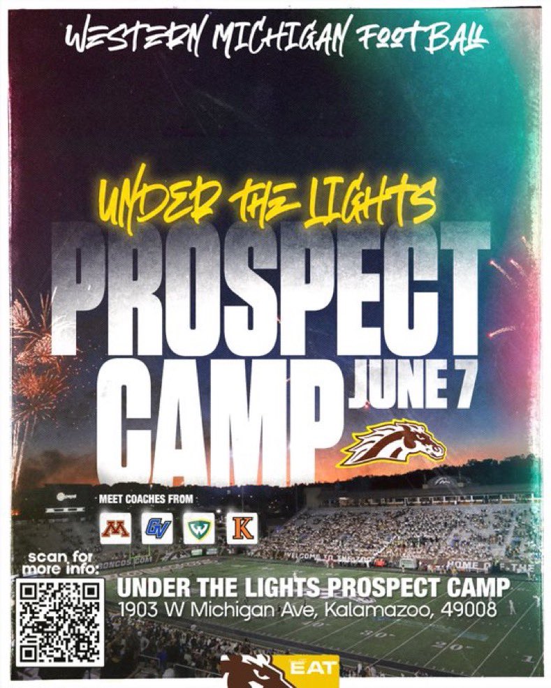 Schick2_'s tweet image. Thank you @TylerMarkrayFB for the camp invite! @WMU_Football @MJ_NFLDraft @PrepRedzoneWI @football_hale @Prits30