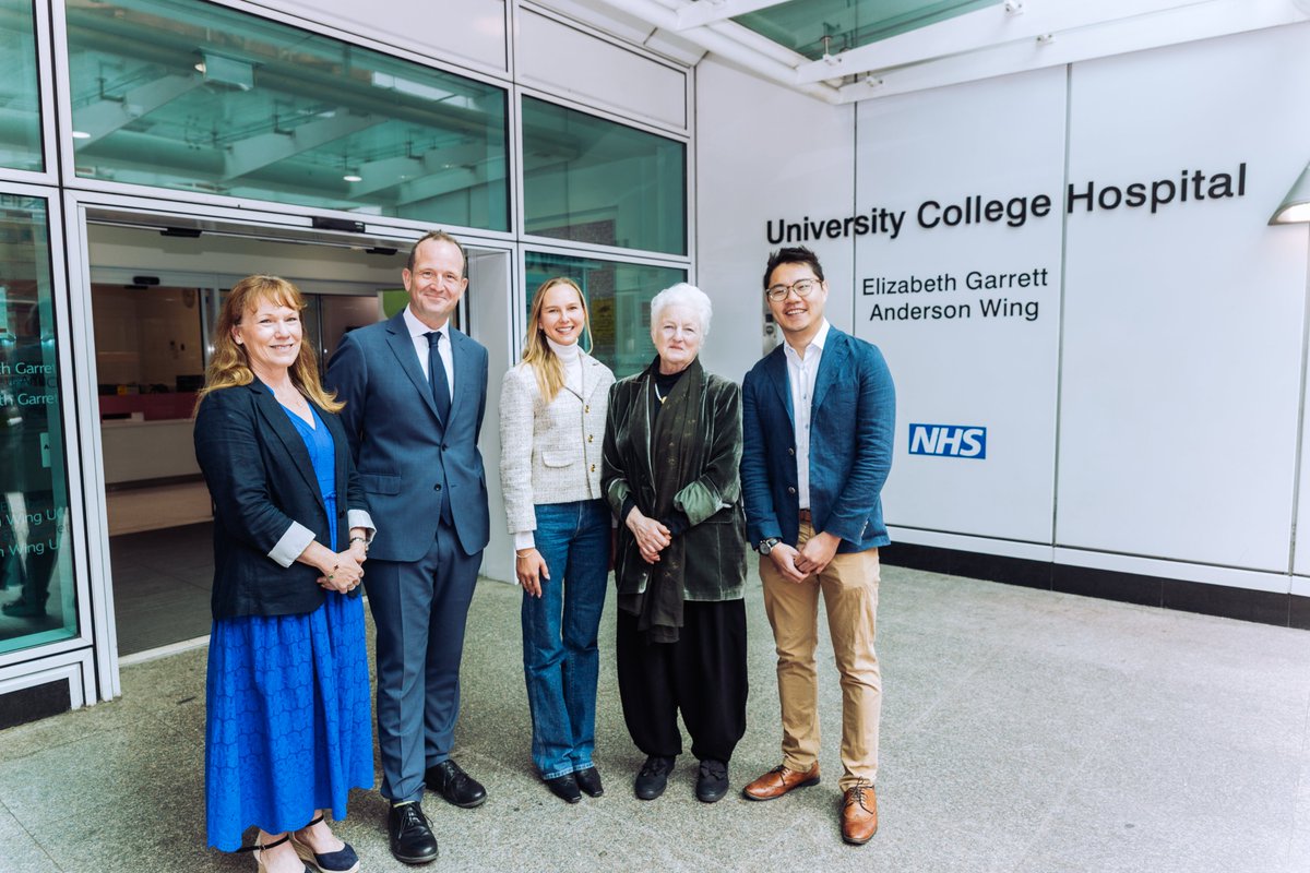 Following the £1.5m donation to transform brain injury research in newborns from Bukhman Philanthropies we were delighted to welcome Daria Bukhman to <a href="/uclh/">UCLH</a> to meet the team.

Read more: buff.ly/JD5rd3o

#OneTeam #ABIWeek #ABI #BrainInjury #OnAGoodDay