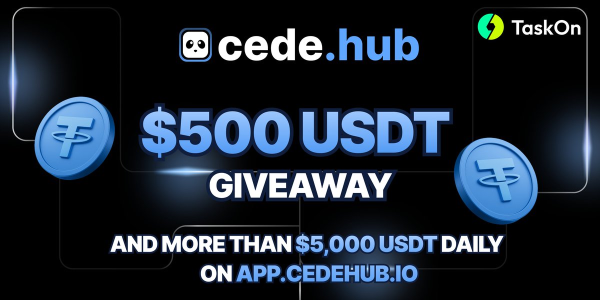 💸 $500 USDT Giveaway is LIVE on <a href="/taskonxyz/">TaskOn | Ultimate Web3 Community Growth Platform</a>

Complete the quest and secure your chance to win a share of 500 USDT!

⏳Ends on May 28

Participate here 👉 taskon.xyz/quest/274948517
