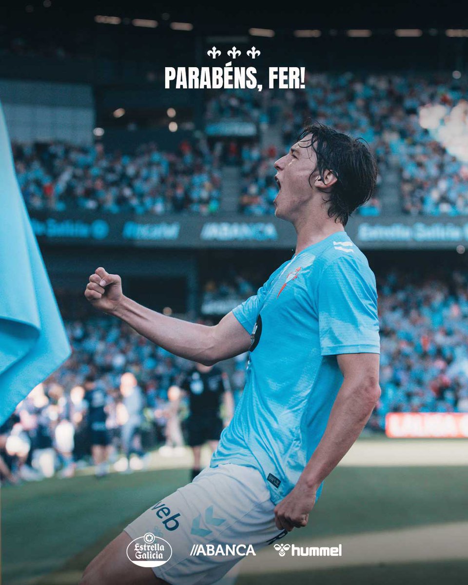 RCCelta's tweet photo. 🥳 Fer López sopra hoxe 2⃣1⃣ candeas.

Moitos parabéns, canteirán! 🍰 https://t.co/NzFhMUMkS3