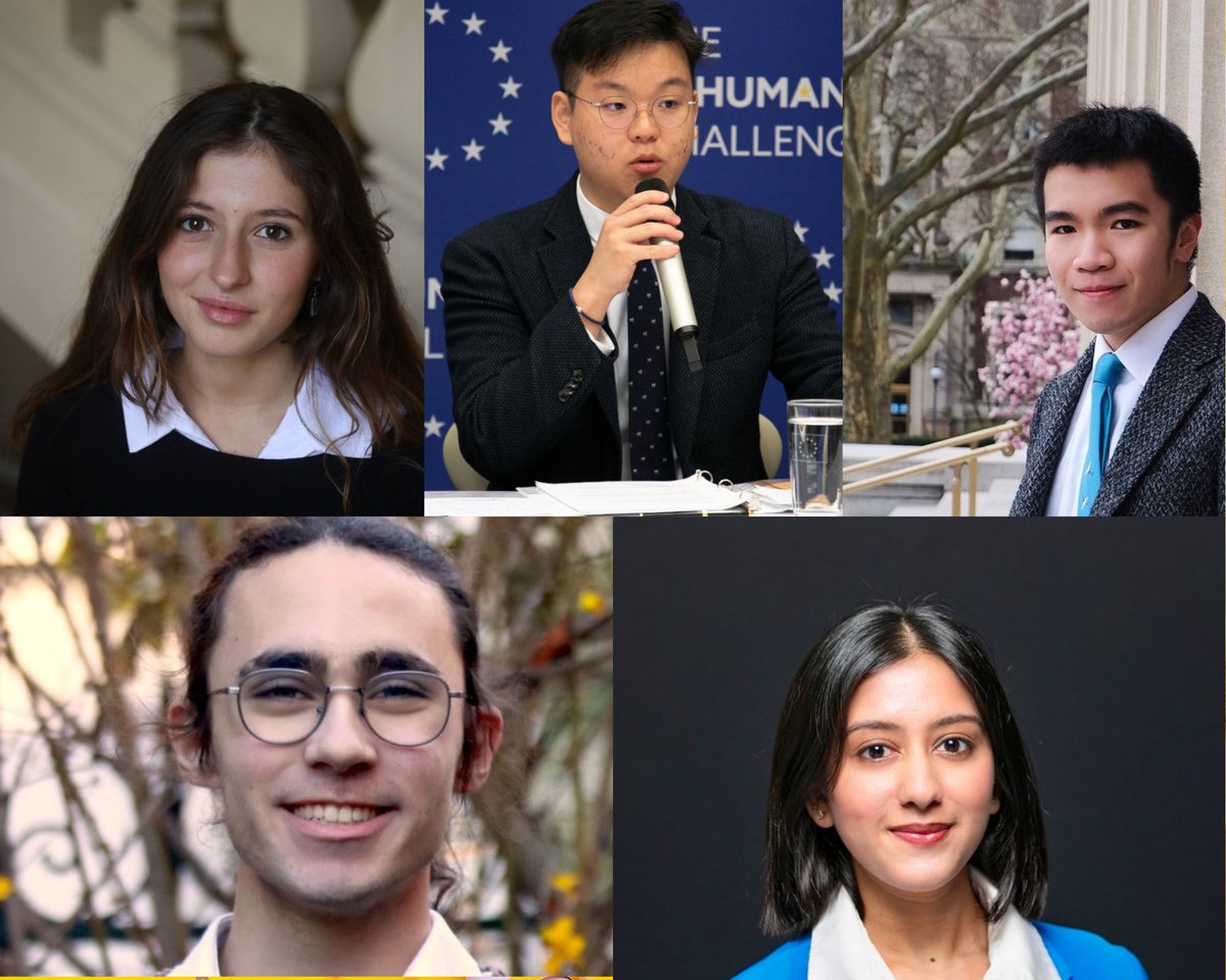 JL Foundation (@jl911) on Twitter photo Congratulations to Ms. Esha Modi 🇮🇳 and Ms.Elena Muglian🇮🇹, Mr. William Boucher 🇫🇷🇺🇸🇩🇪, Mr. Inwoo Kim 🇰🇷 and Mr. Alex Hen Hao Zhang 🇺🇸who officially graduate today from <a href="/ColumbiaGS/">ColumbiaGS</a>
Wishing you success in whatever comes next, and joy in how you get there.
🎓🎂🥂🎖️🎈 Congratulations to Ms. Esha Modi 🇮🇳 and Ms.Elena Muglian🇮🇹, Mr. William Boucher 🇫🇷🇺🇸🇩🇪, Mr. Inwoo Kim 🇰🇷 and Mr. Alex Hen Hao Zhang 🇺🇸who officially graduate today from <a href="/ColumbiaGS/">ColumbiaGS</a>
Wishing you success in whatever comes next, and joy in how you get there.
🎓🎂🥂🎖️🎈
