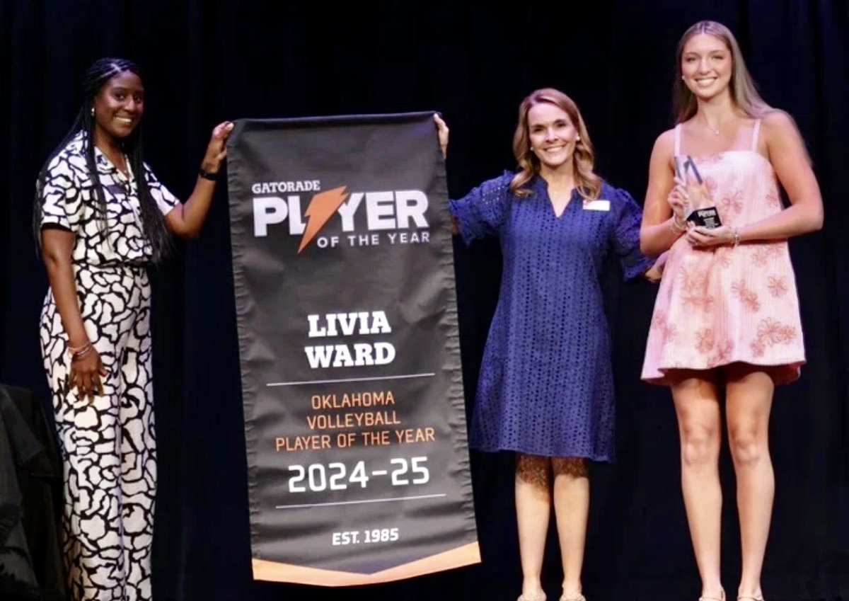 liviawardvball2025 (@liviawardvball) on Twitter photo Thank you <a href="/Gatorade/">Gatorade</a> for the surprise trophy and banner at Senior Awards. <a href="/MountStMary/">Mount St. Mary High</a> @jdavis34_ <a href="/kristinwats/">Kristin Watson</a> <a href="/JMarkG1962/">Jeff Gardenour</a> <a href="/VBMagazine/">VolleyballMag.com</a> <a href="/TWSportsExtra/">Tulsa World Sports</a> <a href="/hssportsawards/">USA TODAY High School Sports Awards</a> Thank you <a href="/Gatorade/">Gatorade</a> for the surprise trophy and banner at Senior Awards. <a href="/MountStMary/">Mount St. Mary High</a> @jdavis34_ <a href="/kristinwats/">Kristin Watson</a> <a href="/JMarkG1962/">Jeff Gardenour</a> <a href="/VBMagazine/">VolleyballMag.com</a> <a href="/TWSportsExtra/">Tulsa World Sports</a> <a href="/hssportsawards/">USA TODAY High School Sports Awards</a>