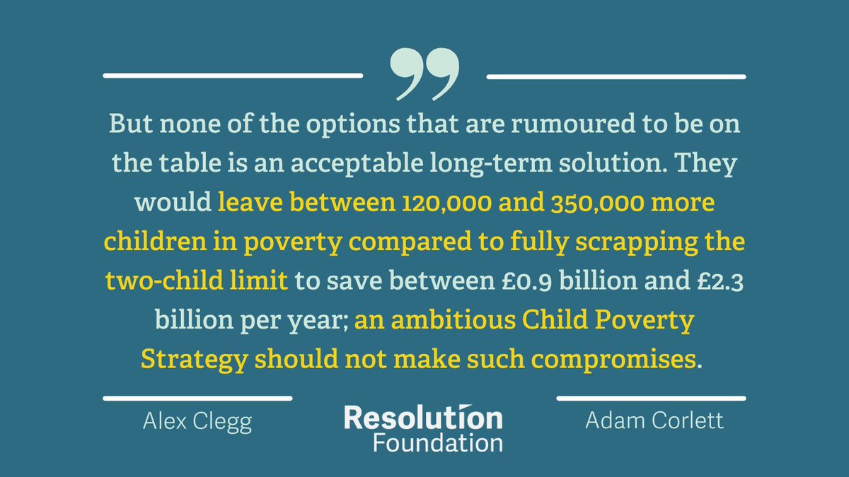 There has been recent speculation that the Government might attempt to reduce the impact of the two-child limit, without fully scrapping it.

But none of these compromises are an acceptable long-term solution ⤵️ buff.ly/oiV5Re2