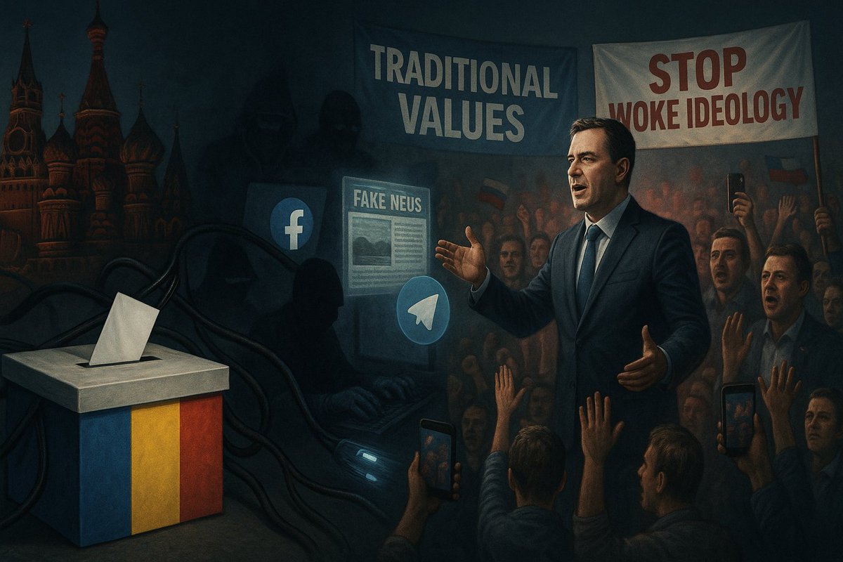 Russian Influence on the Romania Election: Kremlin Tactics Boosted Anti-Woke Populist

Russian influence on the Romanian presidential election operations had reached unprecedented sophistication through social media manipulation.
global-influence-ops.com/russian-influe…