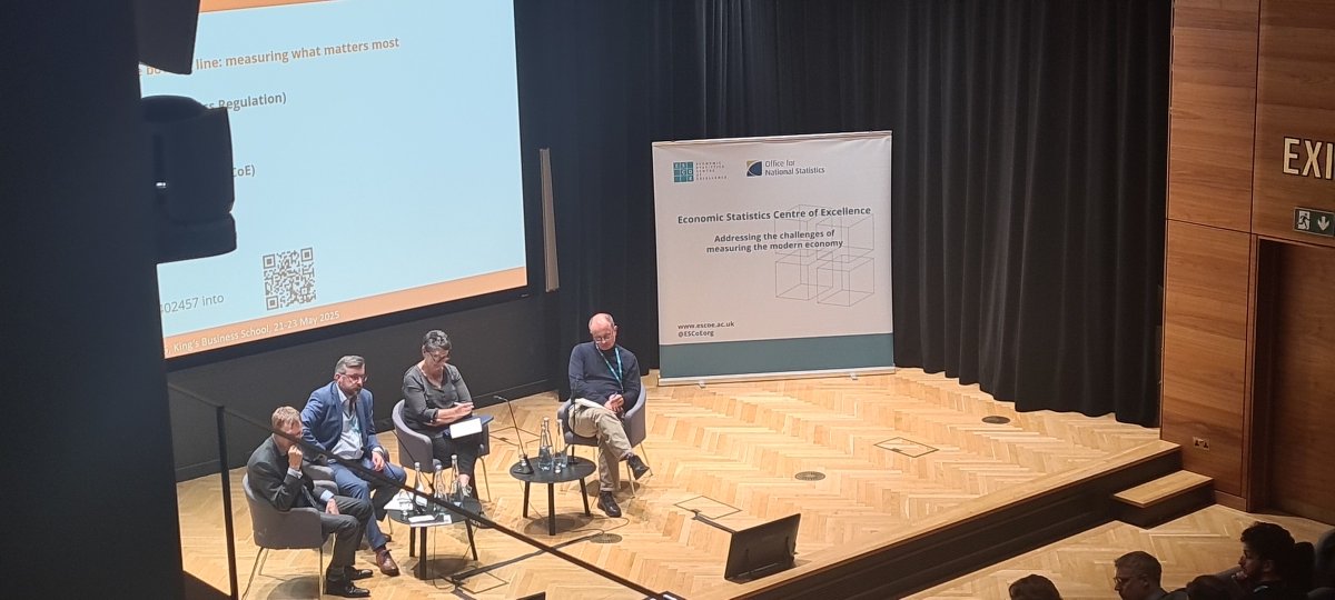 Josh Martin (@joshmartin_econ) on Twitter photo Now at #EconStats2025 ESCoE conference, a panel session on the relevance to GDP in the modern economy. Featuring Richard Heys (<a href="/ONS/">Office for National Statistics (ONS)</a>), <a href="/DianeCoyle1859/">Diane Coyle</a> and <a href="/ChrisGiles_/">Chris Giles</a>.
United dislike for the famous Robert Kennedy quote, but divided views on the ongoing merits of GDP. Now at #EconStats2025 ESCoE conference, a panel session on the relevance to GDP in the modern economy. Featuring Richard Heys (<a href="/ONS/">Office for National Statistics (ONS)</a>), <a href="/DianeCoyle1859/">Diane Coyle</a> and <a href="/ChrisGiles_/">Chris Giles</a>.
United dislike for the famous Robert Kennedy quote, but divided views on the ongoing merits of GDP.