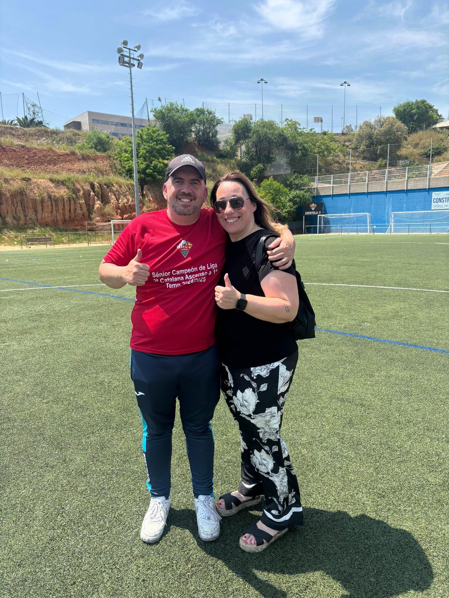 Solo tengo palabras de agradecimiento para todas las personas que forman este club y que hacen posible días como el del domingo, en especial a la familia, cuerpo técnico y unos jugadores que han representado siempre nuestro ADN❤️🤍 #NosVieronVolver #EstoEsLlefia