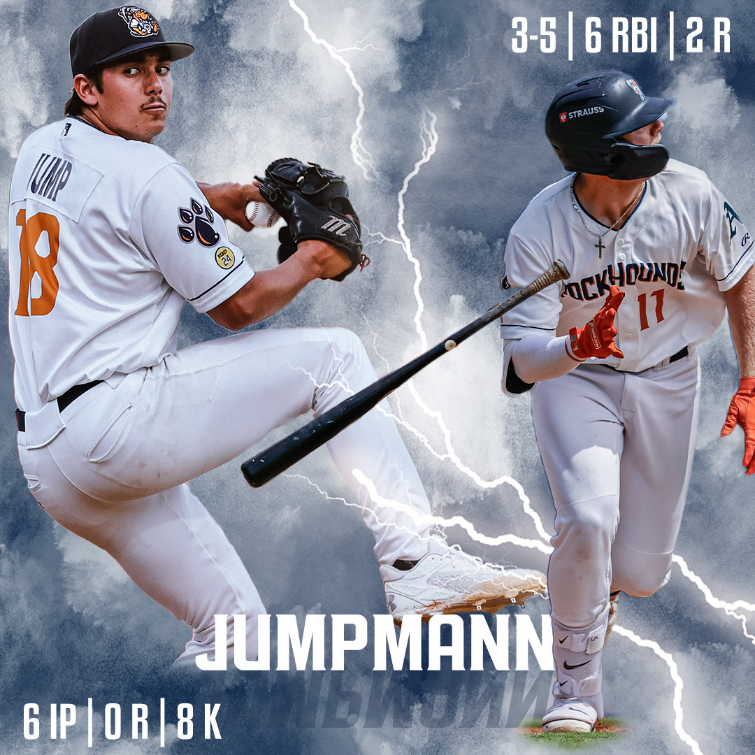 Gage Jump and Luke Mann combined for a BIG DAY to help the Hounds. 😤