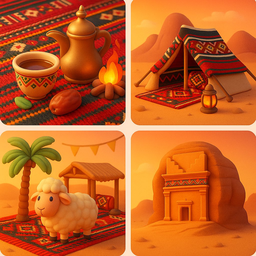 aziz4ai's tweet photo. برومبت جي بي تي: تفاصيل رسومية ممتعة 

ياهلا بالرهيبين 🤩

جبت لكم اليوم برومبت بطل حق كل شي، لكن حبيت ابرزه بجمال وعظمة تراثنا السعودي 🇸🇦🫡

ابي تشاركوني افكاركم 😍

البرومبت بالتعليق الجاي ⬇️ https://t.co/mnCBm8vhMK