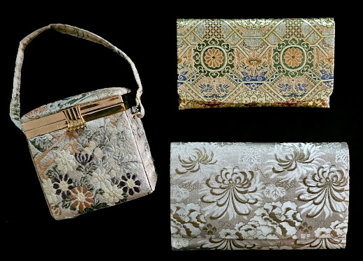 Today on the website, our article about Asian brocade "obi" bags. vintagepursegallery.blogspot.com/2025/05/specia… #vintage #purses #handbags #fashionhistory #handbaghistory