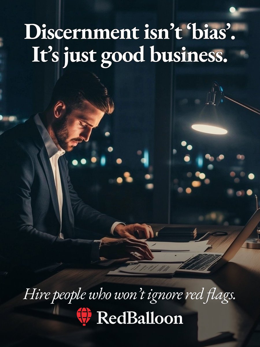 Bias ignores the facts.

Discernment looks straight at them.

Who has the right skills? 
Who’s a culture fit? 
Who’s going to take this role and run with it?

That’s not prejudice, it’s intentionality.

And the best businesses don’t apologize for having a point of view.

They