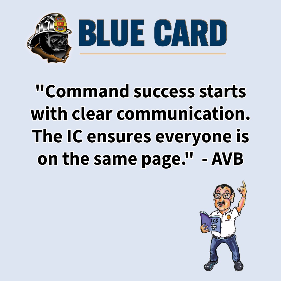 BlueCardHZ's tweet photo. When a solid IC gets on the radio, it should calm the scene—not raise your blood pressure.

Clear, confident command keeps everyone safer.
#BlueCardCommand #FiregroundLeadership #Brunacini #FireCommand https://t.co/qUqAaMhasv