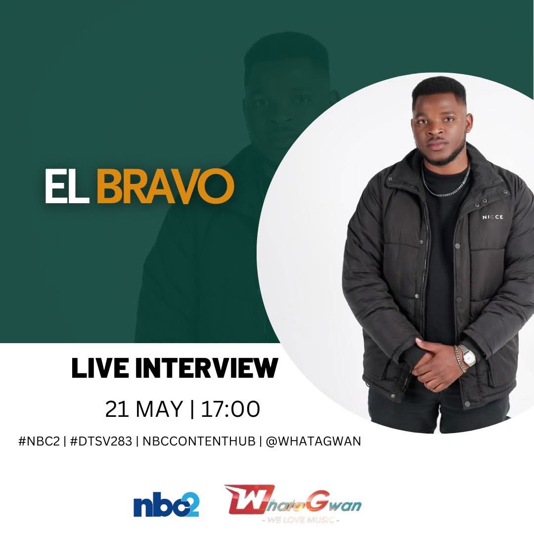 NBCNamibia's tweet photo. Tune in to Whatagwan tonight at 17:00 for an unforgettable musical line-up! 🎤 Get ready for some incredible performances you won’t want to miss.

Catch us on #NBC2. 

#Whatagwan #nbc #nbcplusapp https://t.co/plhrwIIiYk