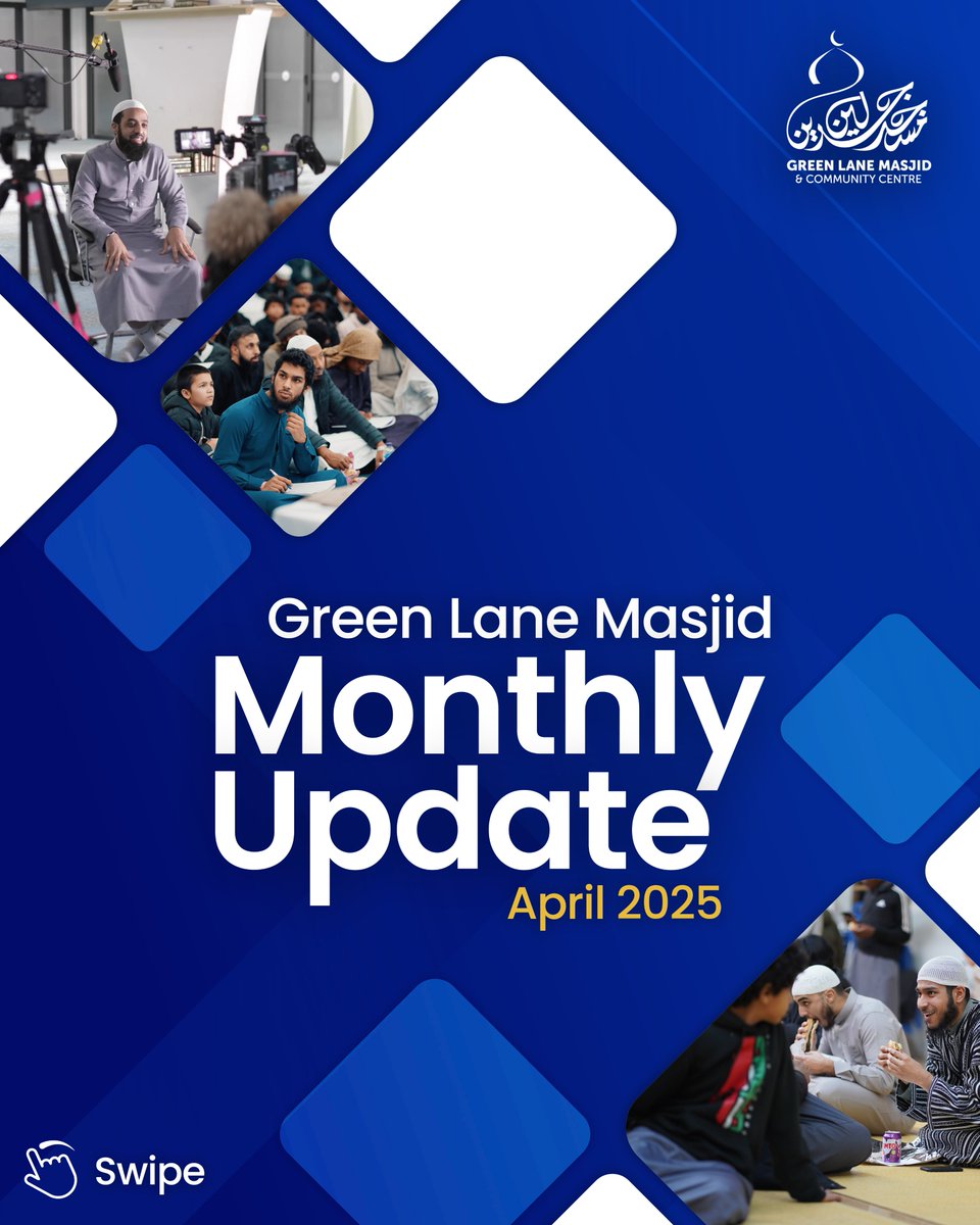 GreenLaneMasjid's tweet image. 🌙 April at Green Lane Masjid 🕌
From shahadahs and youth trips to 1-to-1 Qur’an sessions, 300+ Jumu’ah meals, and a global bin strike campaign. This month was packed with impact. 💪

Have a look at what happened in April
#GreenLaneMasjid #AprilUpdate  #Birmingham