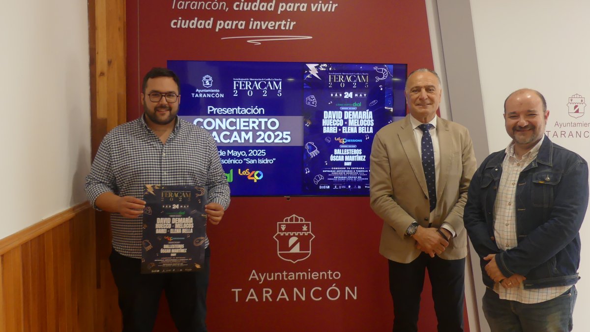 FERACAM Fest dará música y espectáculo a esta muestra como broche final a la jornada del sábado <a href="/aytotarancon/">Ayto. de Tarancón</a> <a href="/CadenaDialCLM/">Cadena Dial CLM</a> <a href="/CEOETARANCON/">CEOE CEPYME TARANCON</a> <a href="/DipuCuenca/">Diputación de Cuenca</a> <a href="/gobjccm/">Gobierno de Castilla-La Mancha</a> <a href="/campoyalmaCLM/">Campo y Alma</a> #CómeteTarancón <a href="/SomosGlobalcaja/">Globalcaja</a> <a href="/aytotarancon/">Ayto. de Tarancón</a> ceoecuenca.es/portal/lang__e…