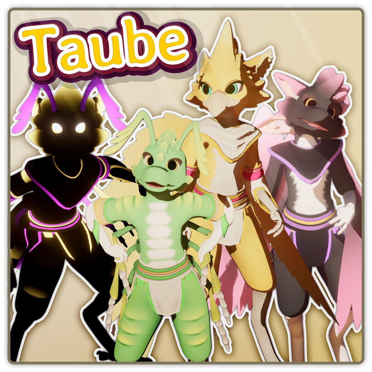 🐦 I just released the Taube model on Gumroad! This is a 3 in 1 bird / bug / Avali base with a customization tool that I've spent /waaaay/ too long working on...

I'm also running a giveaway which I'll make a separate post about~

fursonify.gumroad.com/l/Taube

#VRChat #VRCFurry #Furry