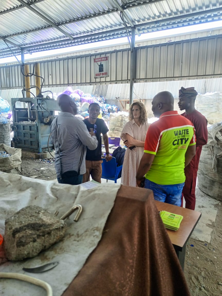 When the officials of the Circular Business Platform visited us <a href="/SWEEPFoundation/">S.W.E.E.P</a>