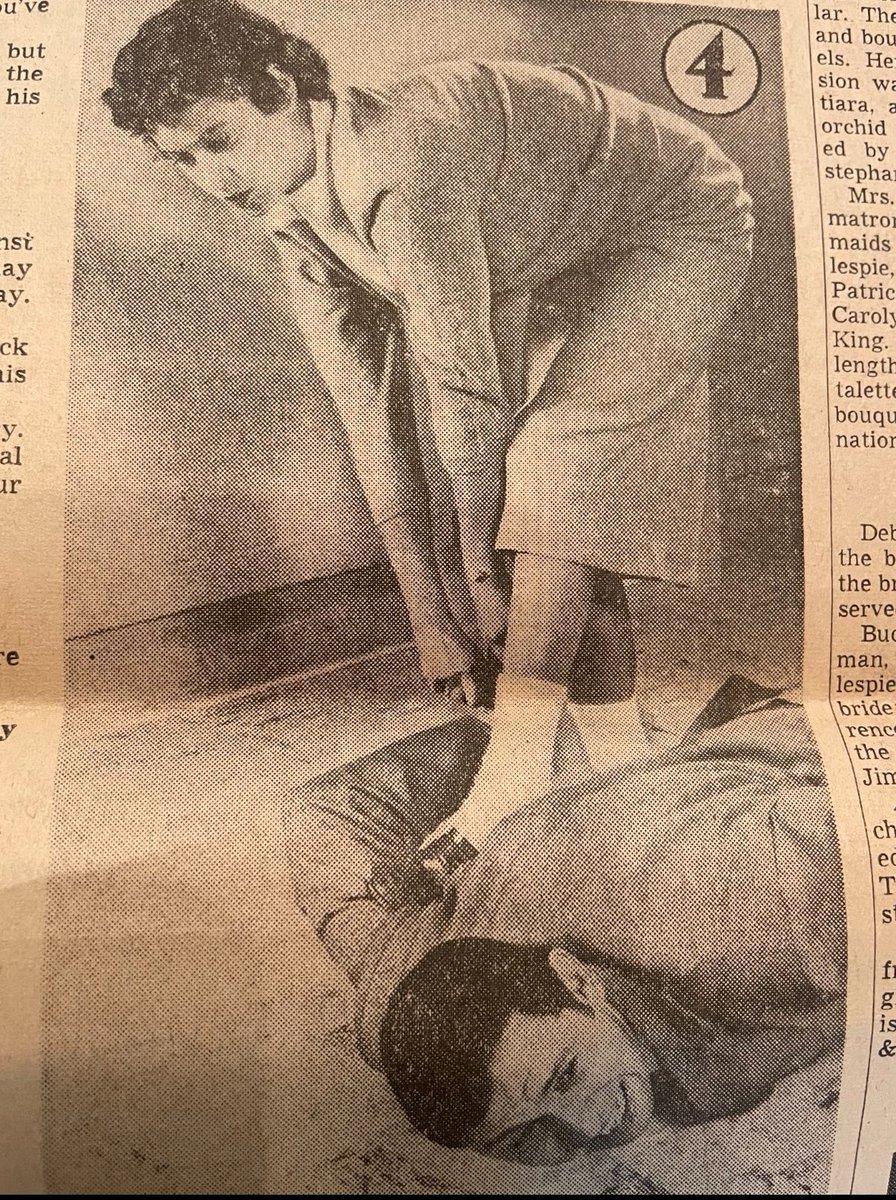 My late mother Mildred Stein was a martial arts student in the 1950s &amp; a badass in general. Here she is demonstrating one of her takedowns. She also read The Decline &amp; Fall of the Roman Empire -- full edition, unabridged-- every couple of years. Ohio girl.

Lots to live up to.