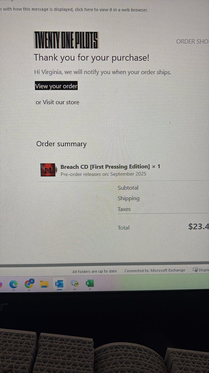 ginnith08's tweet photo. @twentyonepilots Soooooo excited!!!!! https://t.co/7Up5IKf7Kg