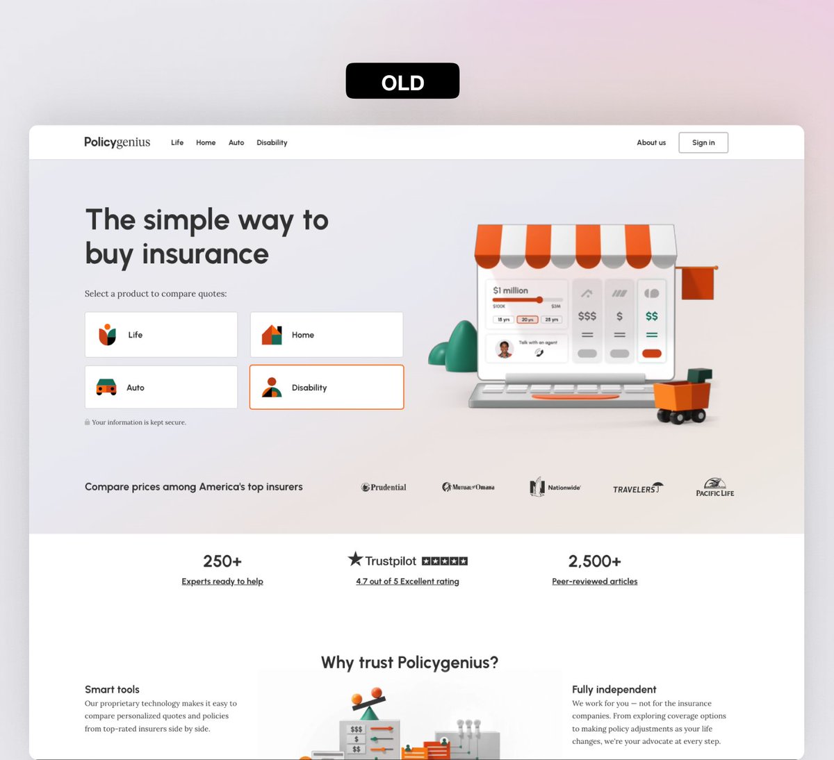 Bearduo1's tweet image. Redesigned the hero section for an insurance platform — focused on clarity, trust, and a human touch.
The illustration? Created using ChatGPT.

Happy to share the full illustration process if you&apos;re interested!

#redesign #herodesign #uiux #productdesign #website #ChatGPT